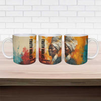 Sojourner Truth Ceramic Mug Truth Walks - Bold Portrait and Empowerment Design - Wonder Print Shop