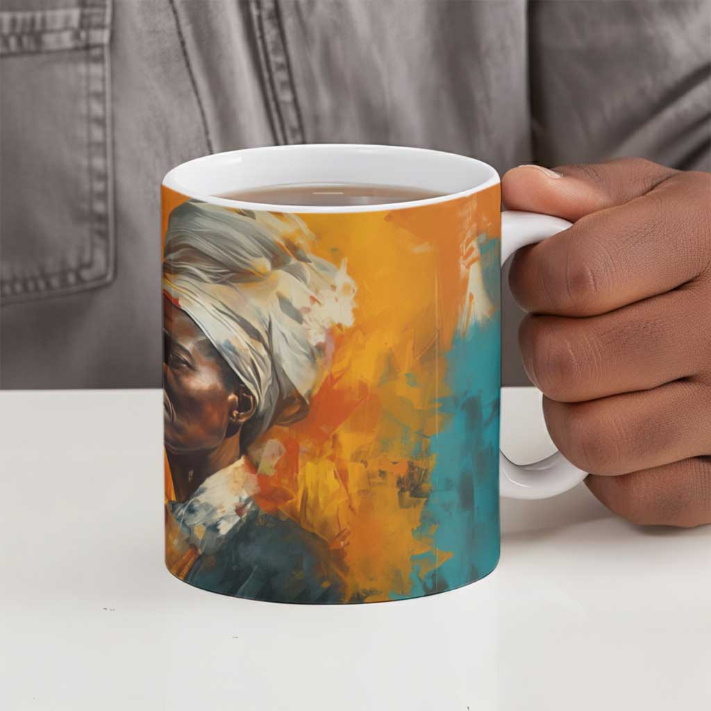 Sojourner Truth Ceramic Mug Truth Walks - Bold Portrait and Empowerment Design - Wonder Print Shop