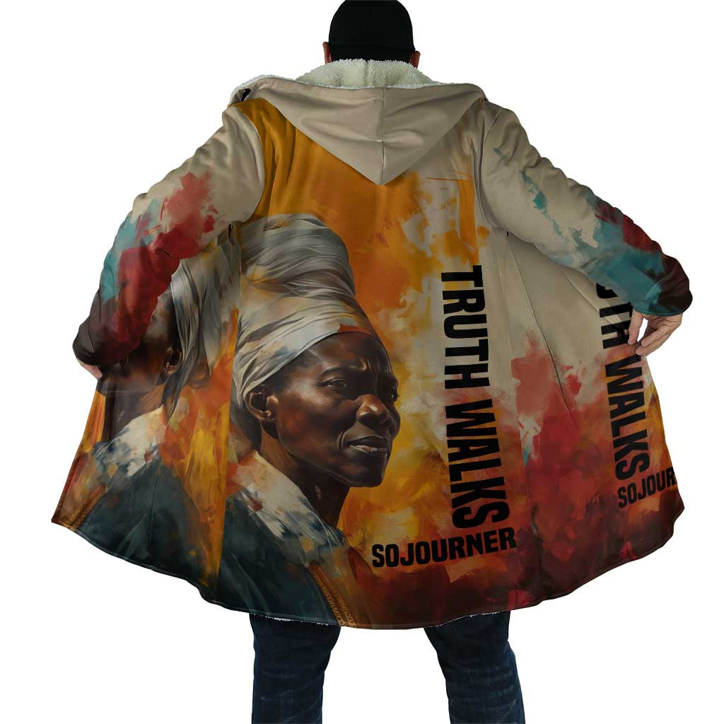 Sojourner Truth Cloak Truth Walks - Bold Portrait and Empowerment Design - Wonder Print Shop