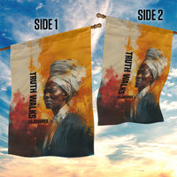 Sojourner Truth Garden Flag Truth Walks - Bold Portrait and Empowerment Design - Wonder Print Shop