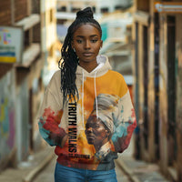 Sojourner Truth Hoodie Truth Walks - Bold Portrait and Empowerment Design - Wonder Print Shop
