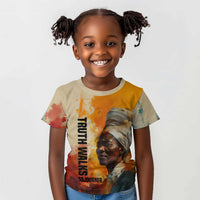 Sojourner Truth Kid T shirt Truth Walks - Bold Portrait and Empowerment Design TS04