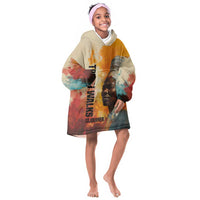 Sojourner Truth Kid Wearable Blanket Hoodie Truth Walks - Bold Portrait and Empowerment Design - Wonder Print Shop