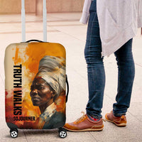 Sojourner Truth Luggage Cover Truth Walks - Bold Portrait and Empowerment Design - Wonder Print Shop