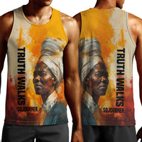 Sojourner Truth Men Tank Top Truth Walks - Bold Portrait and Empowerment Design - Wonder Print Shop