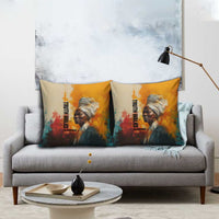 Sojourner Truth Pillow Cover Truth Walks - Bold Portrait and Empowerment Design - Wonder Print Shop