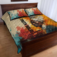 Sojourner Truth Quilt Bed Set Truth Walks - Bold Portrait and Empowerment Design - Wonder Print Shop
