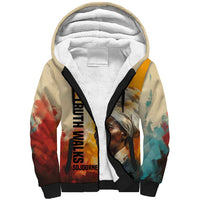Sojourner Truth Sherpa Hoodie Truth Walks - Bold Portrait and Empowerment Design - Wonder Print Shop