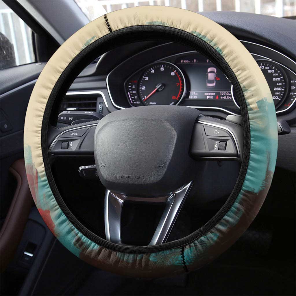 Sojourner Truth Steering Wheel Cover Truth Walks - Bold Portrait and Empowerment Design - Wonder Print Shop