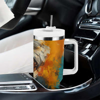Sojourner Truth Tumbler With Handle Truth Walks - Bold Portrait and Empowerment Design - Wonder Print Shop