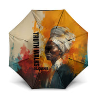 Sojourner Truth Umbrella Truth Walks - Bold Portrait and Empowerment Design - Wonder Print Shop