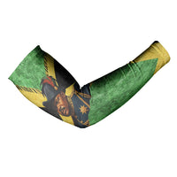 Marcus Garvey Arm Sleeves Jamaican Flag Theme African Fist Civil Rights Symbol Pan African Tribute Design - Wonder Print Shop