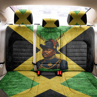 Marcus Garvey Back Car Seat Cover Jamaican Flag Theme African Fist Civil Rights Symbol Pan African Tribute Design - Wonder Print Shop