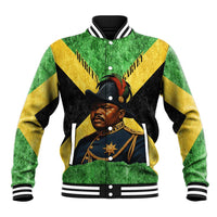 Marcus Garvey Baseball Jacket Jamaican Flag Theme African Fist Civil Rights Symbol Pan African Tribute Design - Wonder Print Shop