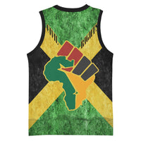 Marcus Garvey Basketball Jersey Jamaican Flag Theme African Fist Civil Rights Symbol Pan African Tribute Design - Wonder Print Shop
