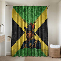 Marcus Garvey Bathroom Set Jamaican Flag Theme African Fist Civil Rights Symbol Pan African Tribute Design - Wonder Print Shop