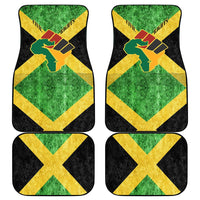 Marcus Garvey Car Mats Jamaican Flag Theme African Fist Civil Rights Symbol Pan African Tribute Design - Wonder Print Shop