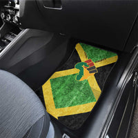 Marcus Garvey Car Mats Jamaican Flag Theme African Fist Civil Rights Symbol Pan African Tribute Design - Wonder Print Shop