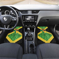 Marcus Garvey Car Mats Jamaican Flag Theme African Fist Civil Rights Symbol Pan African Tribute Design - Wonder Print Shop