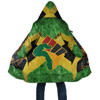 Marcus Garvey Cloak Jamaican Flag Theme African Fist Civil Rights Symbol Pan African Tribute Design - Wonder Print Shop