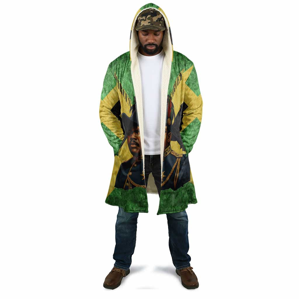Marcus Garvey Cloak Jamaican Flag Theme African Fist Civil Rights Symbol Pan African Tribute Design - Wonder Print Shop