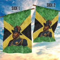 Marcus Garvey Garden Flag Jamaican Flag Theme African Fist Civil Rights Symbol Pan African Tribute Design - Wonder Print Shop