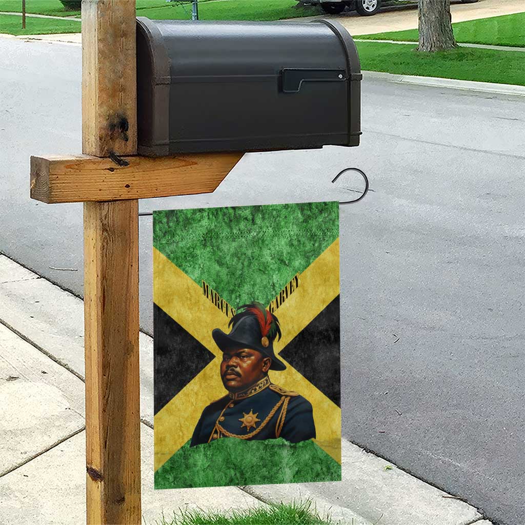 Marcus Garvey Garden Flag Jamaican Flag Theme African Fist Civil Rights Symbol Pan African Tribute Design - Wonder Print Shop