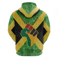 Marcus Garvey Hoodie Jamaican Flag Theme African Fist Civil Rights Symbol Pan African Tribute Design - Wonder Print Shop