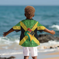 Marcus Garvey Kid Hawaiian Shirt Jamaican Flag Theme African Fist Civil Rights Symbol Pan African Tribute Design TS04