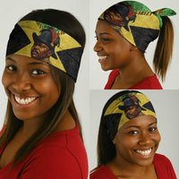 Marcus Garvey Neck Gaiter Jamaican Flag Theme African Fist Civil Rights Symbol Pan African Tribute Design - Wonder Print Shop