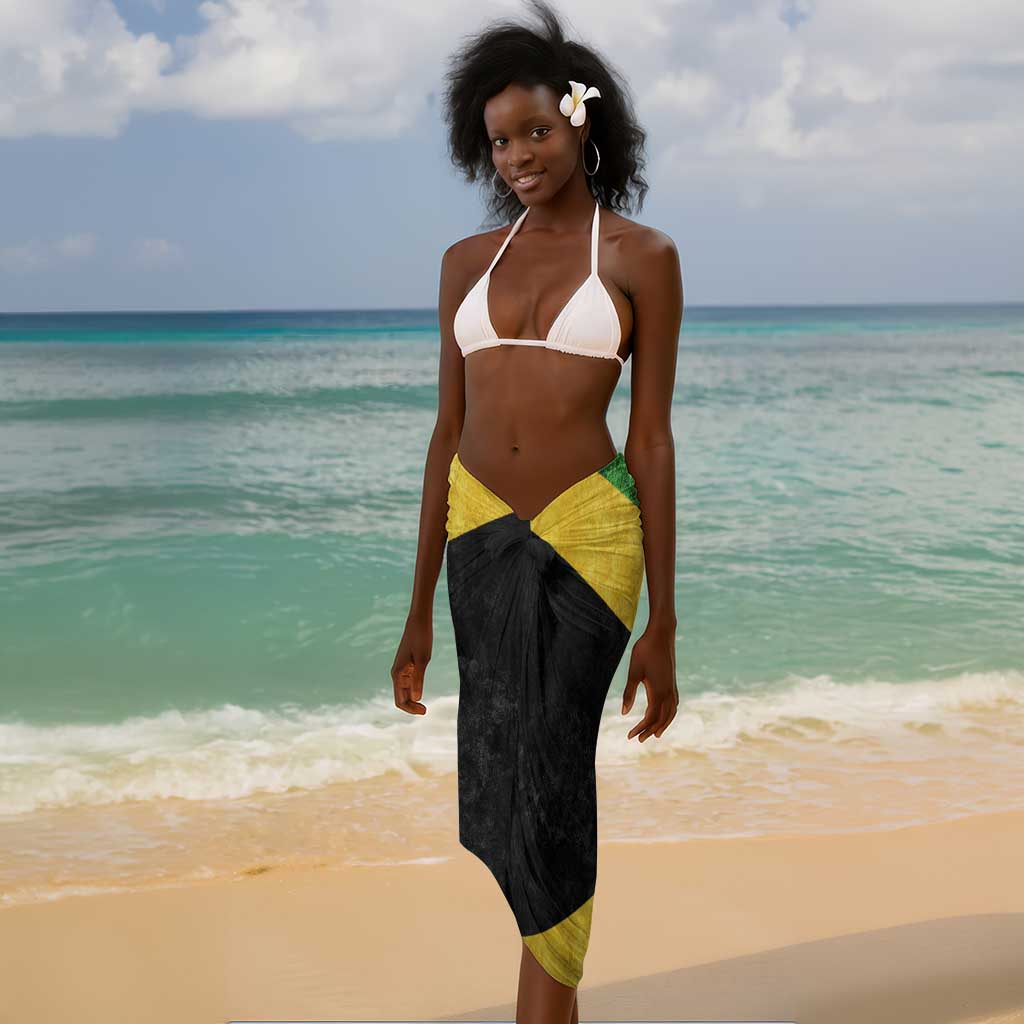 Marcus Garvey Sarong Jamaican Flag Theme African Fist Civil Rights Symbol Pan African Tribute Design - Wonder Print Shop