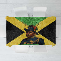 Marcus Garvey Tablecloth Jamaican Flag Theme African Fist Civil Rights Symbol Pan African Tribute Design - Wonder Print Shop
