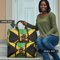 Marcus Garvey Travel Bag Jamaican Flag Theme African Fist Civil Rights Symbol Pan African Tribute Design - Wonder Print Shop