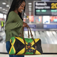 Marcus Garvey Travel Bag Jamaican Flag Theme African Fist Civil Rights Symbol Pan African Tribute Design - Wonder Print Shop