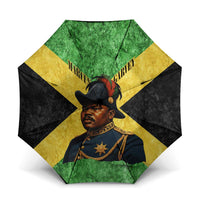 Marcus Garvey Umbrella Jamaican Flag Theme African Fist Civil Rights Symbol Pan African Tribute Design - Wonder Print Shop
