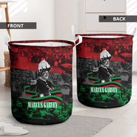 Marcus Garvey Laundry Basket Collage Design Progress Is the Attraction Quote Pan African Movement Tribute - Wonder Print Shop