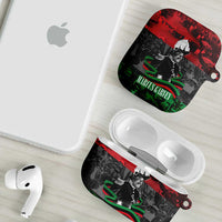 Marcus Garvey AirPods Case Collage Design Progress Is the Attraction Quote Pan African Movement Tribute - Wonder Print Shop