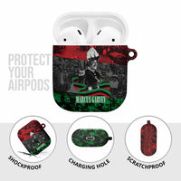 Marcus Garvey AirPods Case Collage Design Progress Is the Attraction Quote Pan African Movement Tribute - Wonder Print Shop