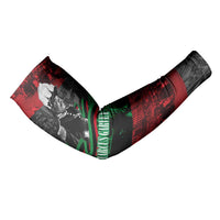 Marcus Garvey Arm Sleeves Collage Design Progress Is the Attraction Quote Pan African Movement Tribute - Wonder Print Shop