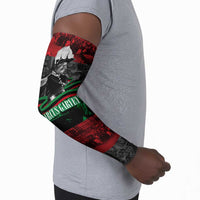 Marcus Garvey Arm Sleeves Collage Design Progress Is the Attraction Quote Pan African Movement Tribute - Wonder Print Shop