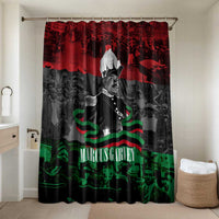 Marcus Garvey Bathroom Set Collage Design Progress Is the Attraction Quote Pan African Movement Tribute - Wonder Print Shop