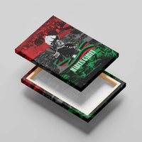 Marcus Garvey Canvas Wall Art Collage Design Progress Is the Attraction Quote Pan African Movement Tribute - Wonder Print Shop