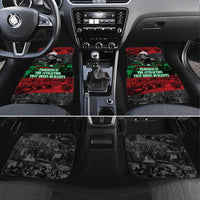 Marcus Garvey Car Mats Collage Design Progress Is the Attraction Quote Pan African Movement Tribute - Wonder Print Shop