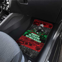 Marcus Garvey Car Mats Collage Design Progress Is the Attraction Quote Pan African Movement Tribute - Wonder Print Shop