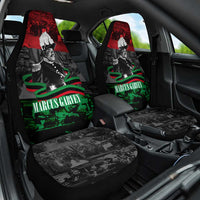 Marcus Garvey Car Seat Cover Collage Design Progress Is the Attraction Quote Pan African Movement Tribute - Wonder Print Shop