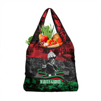 Marcus Garvey Grocery Bag Collage Design Progress Is the Attraction Quote Pan African Movement Tribute - Wonder Print Shop