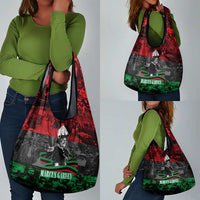 Marcus Garvey Grocery Bag Collage Design Progress Is the Attraction Quote Pan African Movement Tribute - Wonder Print Shop