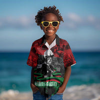 Marcus Garvey Kid Hawaiian Shirt Collage Design Progress Is the Attraction Quote Pan African Movement Tribute TS04