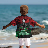 Marcus Garvey Kid Hawaiian Shirt Collage Design Progress Is the Attraction Quote Pan African Movement Tribute TS04
