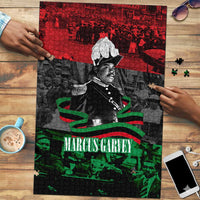 Marcus Garvey Puzzle Collage Design Progress Is the Attraction Quote Pan African Movement Tribute - Wonder Print Shop